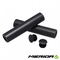 Грипсы Merida Team CC Black 130mm 32mm 60g Black Plug Silicon