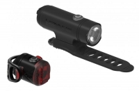 Комплект світла Lezyne CLASSIC DRIVE / Femto USB PAIR Чорний матовий/Чорний 500/5люменівів Y13