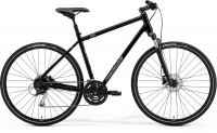 Велосипед MERIDA CROSSWAY 100,S (47),GLOSSY BLACK(MATT SILVER)