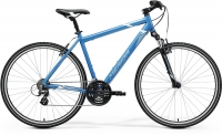 Велосипед MERIDA CROSSWAY 10-V,L(L)(54L),BLUE(STEEL BLUE/WHITE)