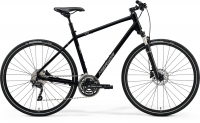 Велосипед MERIDA CROSSWAY 300,GLOSSY BLACK(MATT SILVER)
