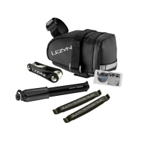 Подседельная сумочка LЕZYNЕ S-CADDY (LOADED)с набором инструментов, черный/черный