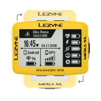 Компьютер Lezyne MEGA XL GPS Желтый