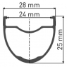 Колесо DT SWISS GR 1600 SP 650B CL 25 12/142 ASF11