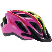 Шлем MET Funandgo pink/red/green with mesh net